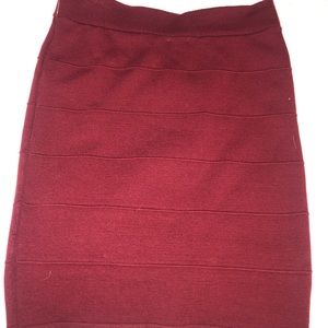 NWT maroon pencil skirt